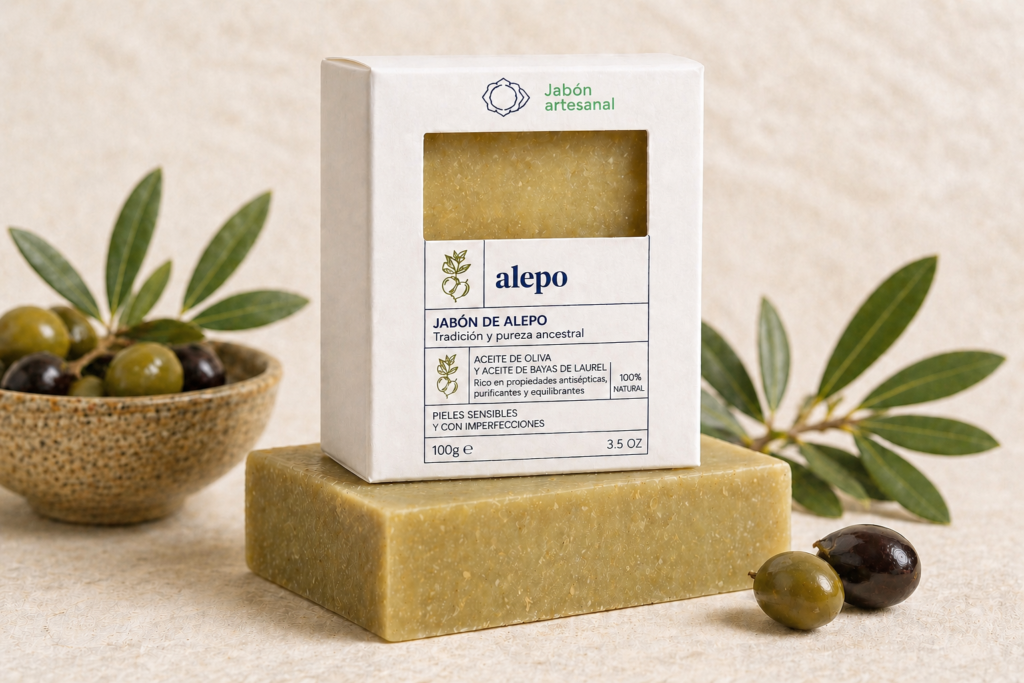 Jabón de Alepo natural artesanal jabón de alepo natural artesanal