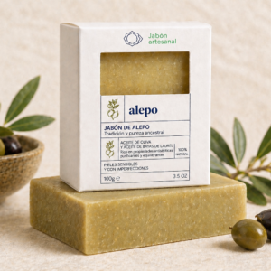 jabón de alepo natural artesanal