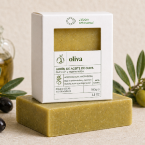 jabón natural de oliva artesanal